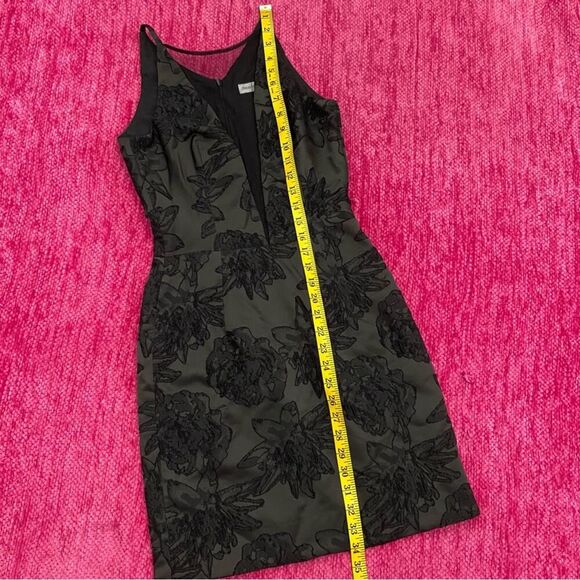 Dress The Population Kennedy Illusion Mesh Embroidered Dress Black Size Small - Picture 10 of 13